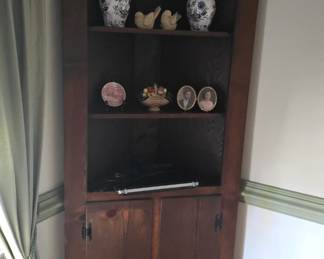 tall corner cabinet 