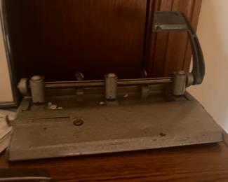 Vintage hole puncher