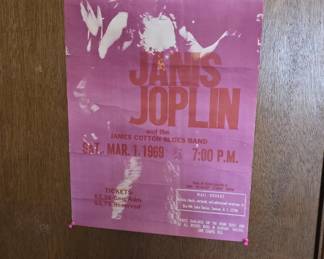 vintage Janis Joplin poster original 