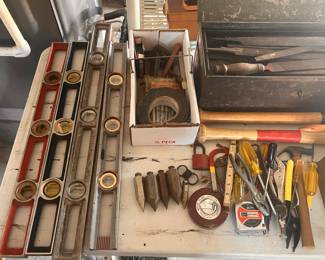 levels, files, assorted tools