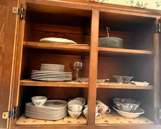 China- teacups, plates and serving ware