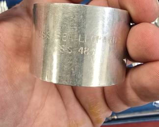 sterling silver napkin ring? from the USS Sea Lepard submarine  
