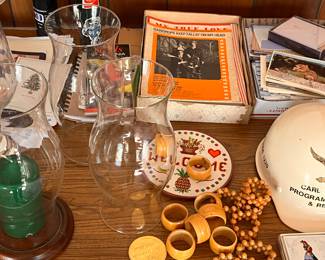 Assorted Glassware, Dining Accessories