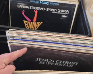 massive record collection good music led Zeppelin, and other classic rock, and some funk and Jazz etc etc 