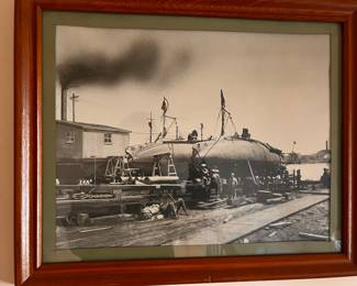 Vintage Navy Artwork Framed