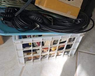 wires for amps and guitars etc 