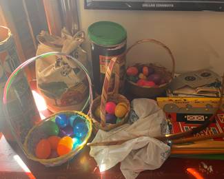 Easter eggs and Kid's toys