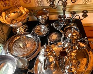 Silver Plated Dining Set