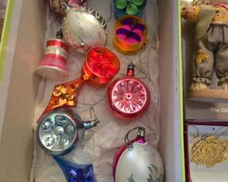vintage Christmas ornaments