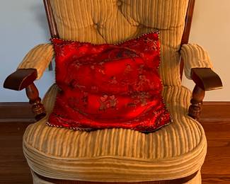 Vintage Chair with Cushions