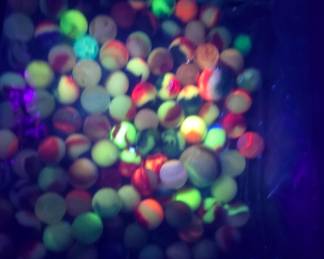 vintage marbles all of these are uranium, and or manganese and cadmium 