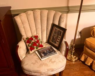 Armchair and Lamp