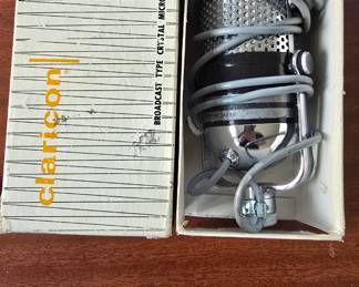 Claricom vintage microphone in box  
