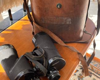 Vintage Binoculars and Case