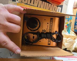 vintage Marx tin toy trainset