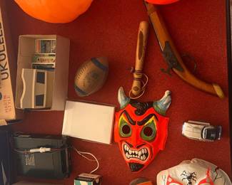 Masks, halloween buckets