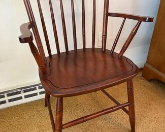 4300 Hitchcock Vintage Stenciled Armchair X2min