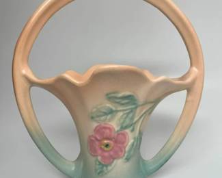 4300 Hull Vintage Dogwood Wild Rose Pottery Vasemin