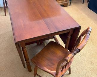 4300 Whitney Maple Drop Leaf Dining Table Compactmin