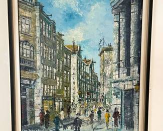 4300 Crosby School of Paris Street Scene Original Oilmin