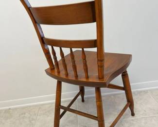 4300 Hitchcock Vintage Stenciled Farmhouse Harvest Dining Chair Backmin