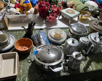 Dinnerware and household goods