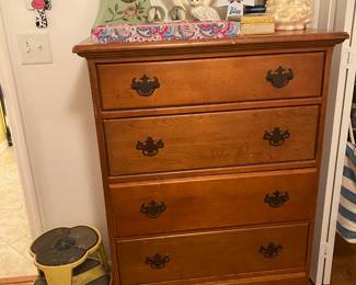 Wood Chest of Drawers