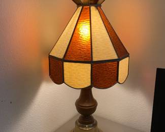 Brown Glass Lamp