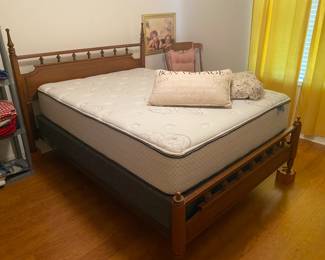 Vintage Queen Headboard and Footboard