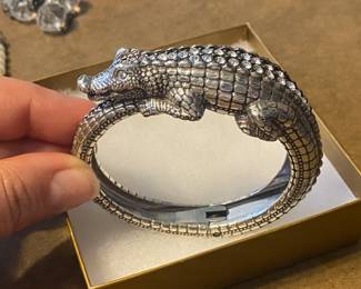 Brighton Alligator Cuff Bracelet 