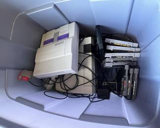 NES & SNES w/ Games - Both work