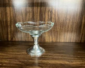 Frank M. Whiteing Weighted Sterling Silver Compote 