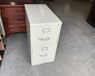 2 Drawer Metal File Cabinet