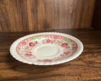 Johnson Bros Windsor Ware Winchester Pink Saucer
