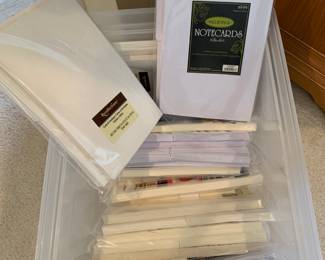 Card- making supplies.