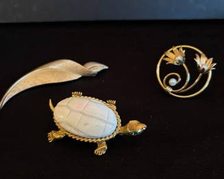 Danecraft Trifari DeNicola Brooches