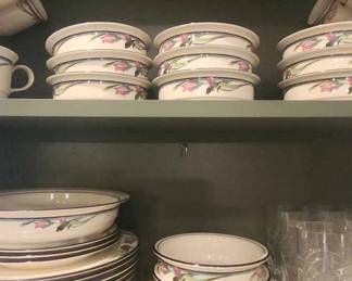 Lenox Chinastone Midnight Blossoms China