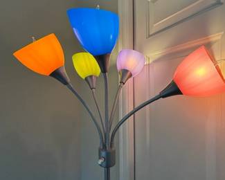 MultiColored Adjustable Floor Lamp