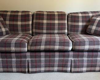 Designer Furniture Gallery Plaid Sofa