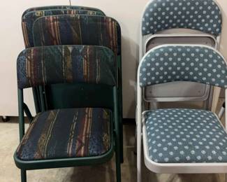 Cosco And Meco Folding Chairs