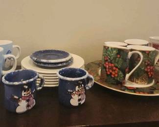 Villeroy Boch  Fitz  Floyd Holiday Dishes
