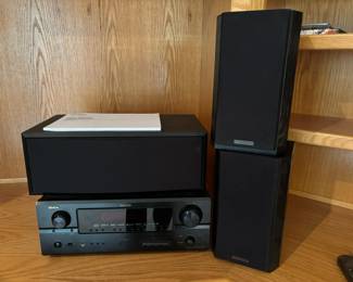 Denon Surround Receiver And Venturi Speakers
