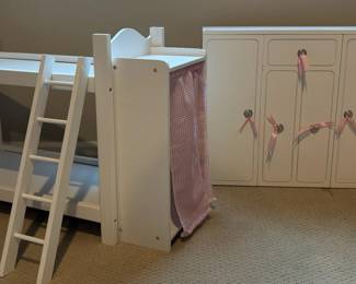 American Girl Clothing Dresser And Bunk Bed