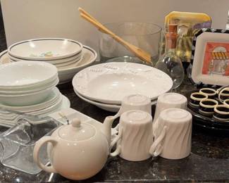 Various Dishes Kitchen Decor