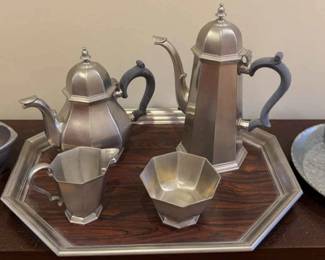 Gorham Pewter CoffeeTea Set And More