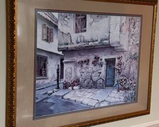 Passageway In Provence by Roger Duvall Framed Print