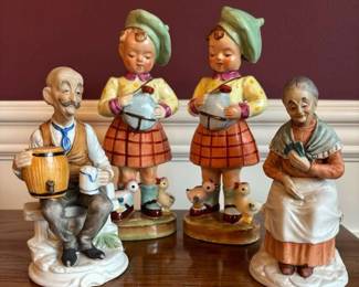 Vintage Japan And Taiwan Porcelain Figures