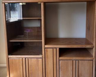 Oak Entertainment Cabinet
