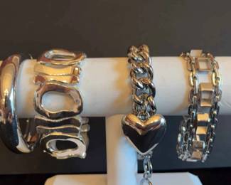Chicos And Sperry Silver Tone Bracelets And Others