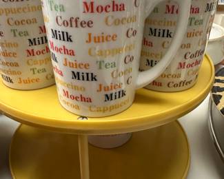 Vintage beverage mugs
